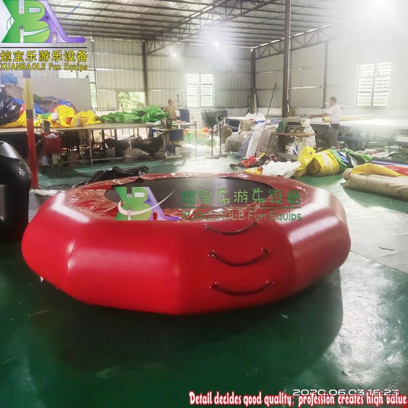 Park Commercial Sea Floating Combo Air Bouncer Inflatable Water Trampoline