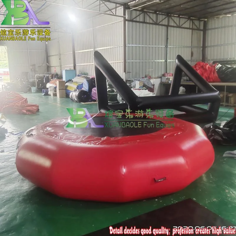 Park Commercial Sea Floating Combo Air Bouncer Inflatable Water Trampoline