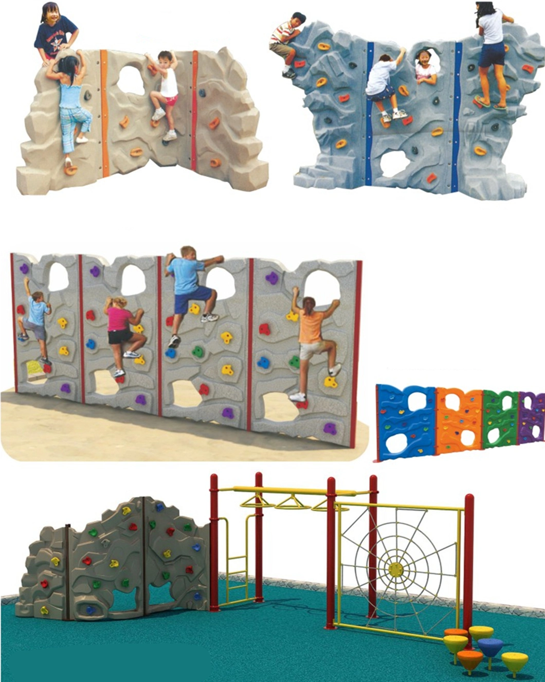 Indoor Children Climbing Wall Outdoor Playground Equipment