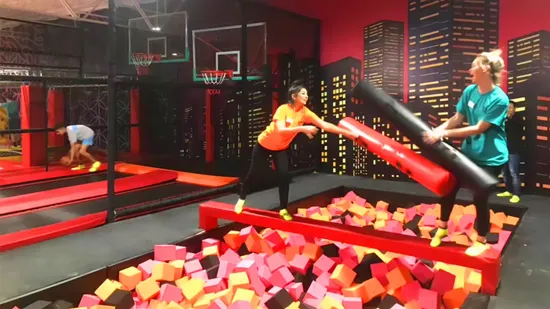 Playground Equipment Games Accessories Used Adult Sky Zone Big Kids Commercial Gymnastic Accessory Indoor Trampoline Music Park for Sale