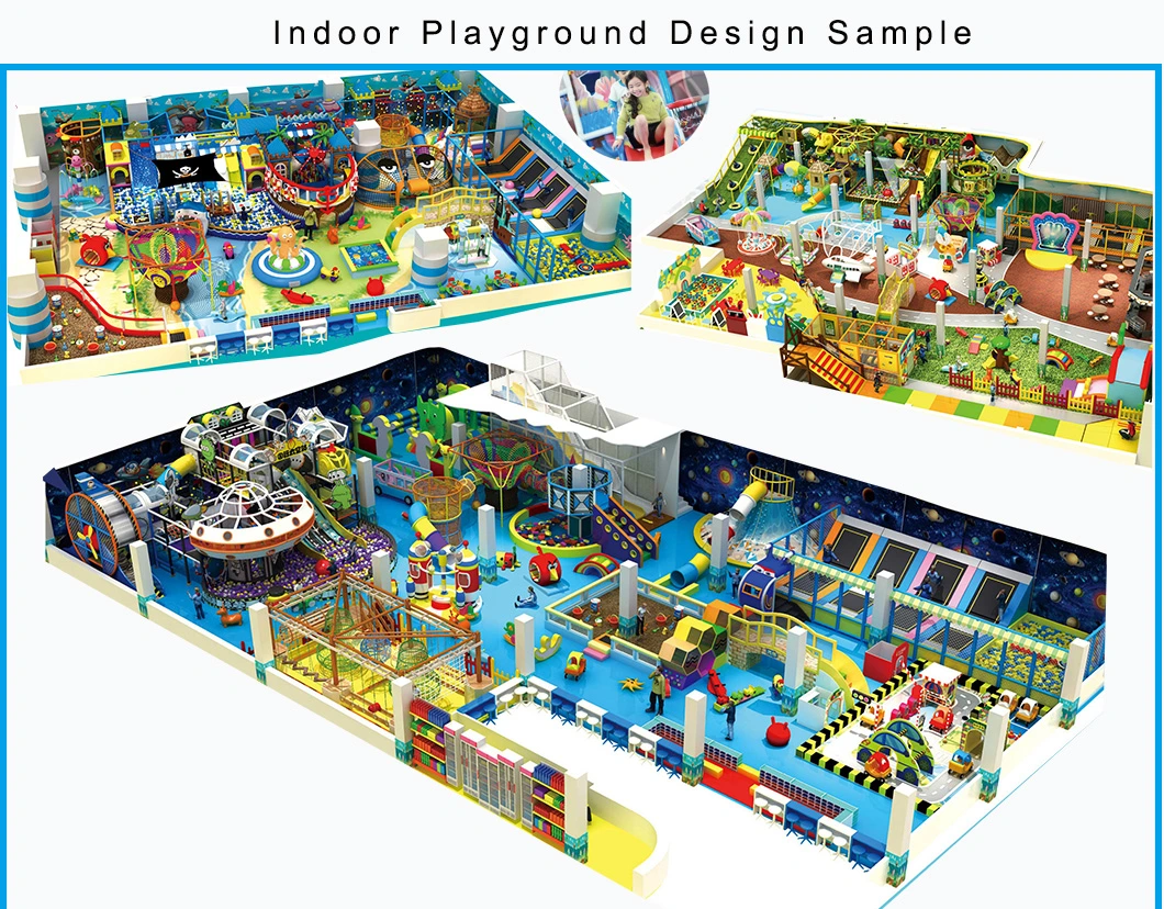 Factory Sale Kids Play Naughty Castle Indoor Soft Playground