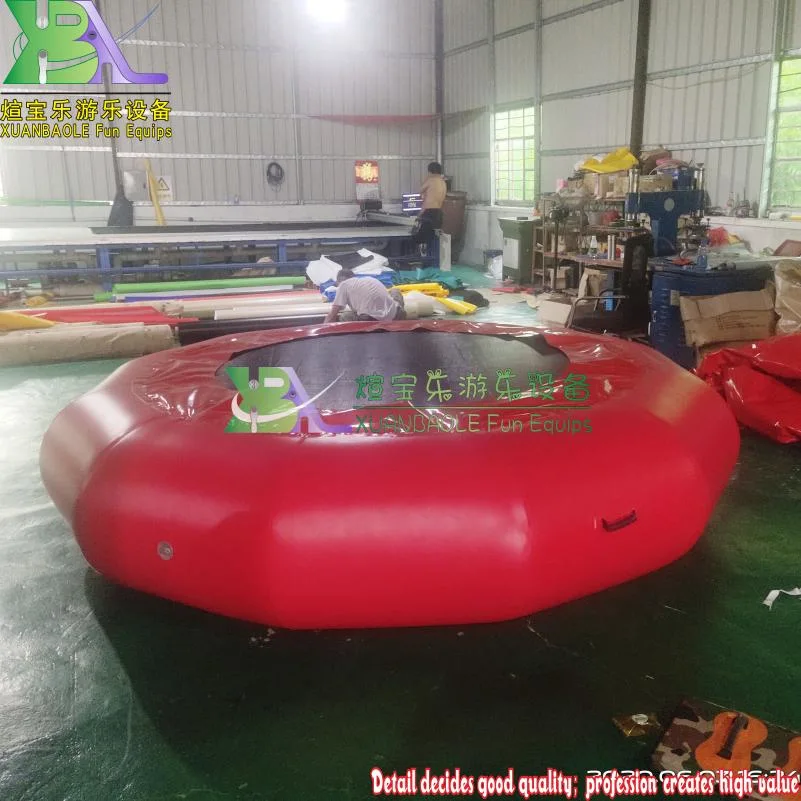 Park Commercial Sea Floating Combo Air Bouncer Inflatable Water Trampoline