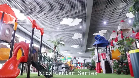 Aire de jeux extérieure Qitele Kidscenter Aire de jeux intérieure pour enfants en plastique (KID-22201, CD-07X)