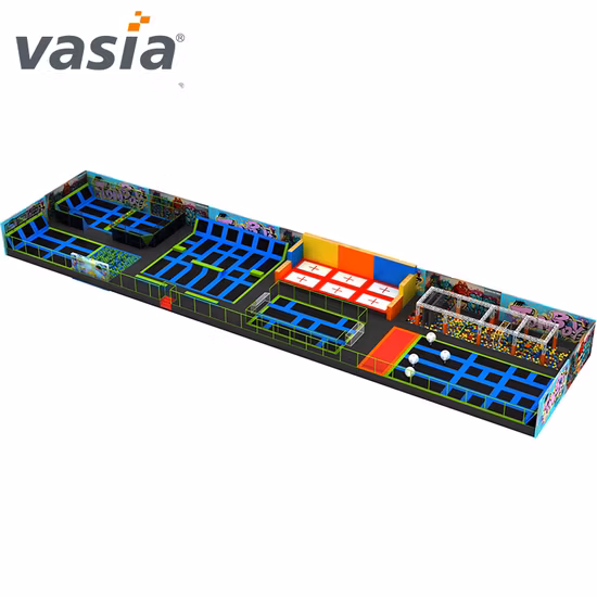 Vasia Commercial Gymnastics Sky Zone Trampoline Park avec de nombreux jeux