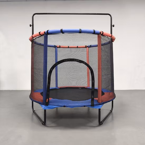 Petit trampoline intérieur et extérieur de haute qualité avec filet de sécurité