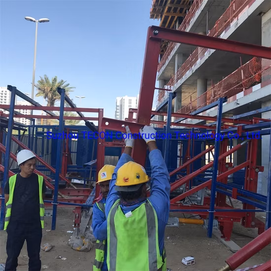 Coffrage auto-grimpant hydraulique Q235 pour mur central/ascenseur/pont d'arbre