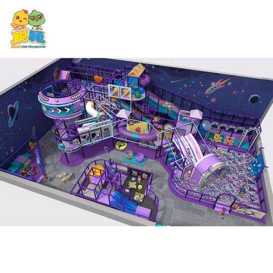 Terrain de jeu d'intérieur sûr durable de divertissement de glissière de grande vague approuvé par ASTM