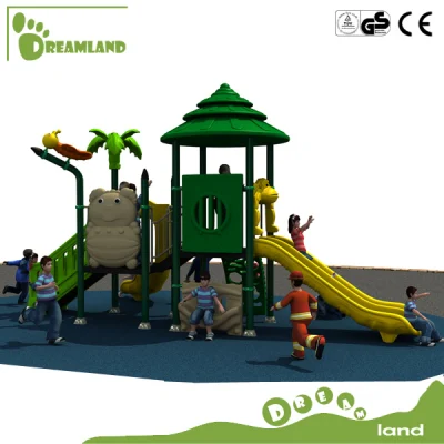 Aire de jeux extérieure pour enfants en plastique de jardin d'enfants à vendre