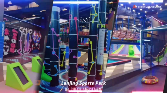 Parc de jeux dynamique de 2 500 m² Solutions révolutionnaires de terrains de jeux intérieurs adaptées par Cheer Amusement