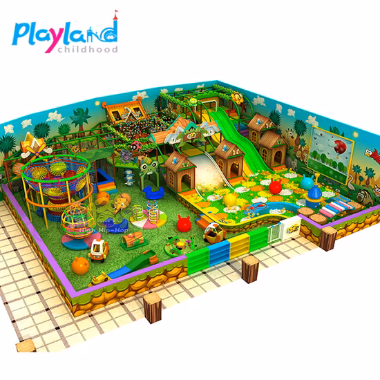 Vente d'usine Kids Play Naughty Castle Aire de jeux intérieure douce