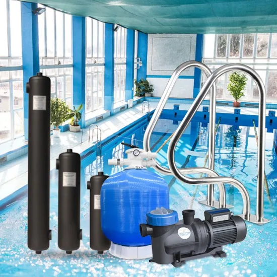 Chauffe-piscine Lumière de piscine Échelle de piscine Ensemble complet d'accessoires d'équipement de piscine